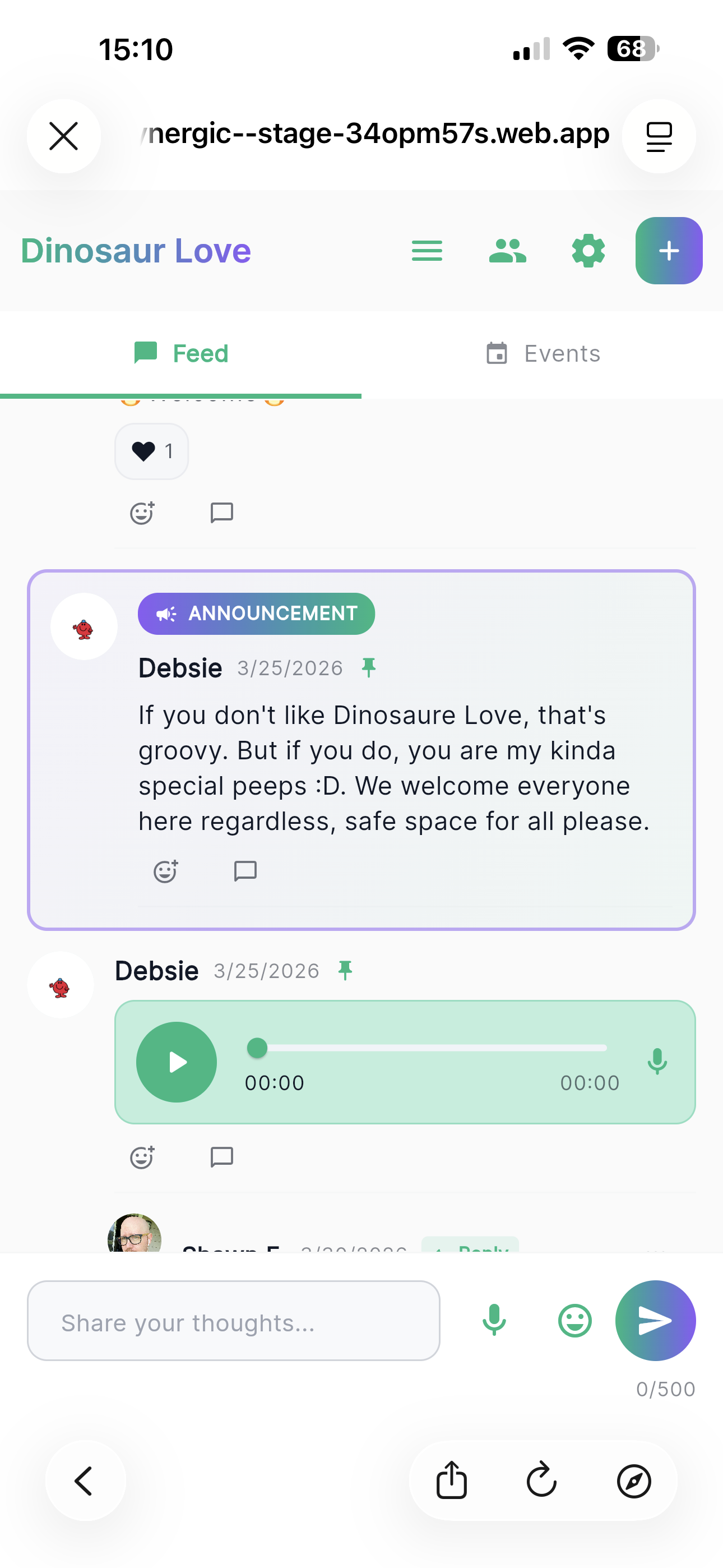 DramaLlama Herds community chat interface
